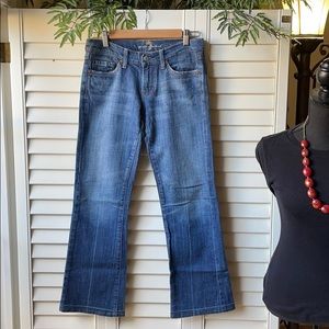 (17) 7 all man kind Boot Cut Jeans
